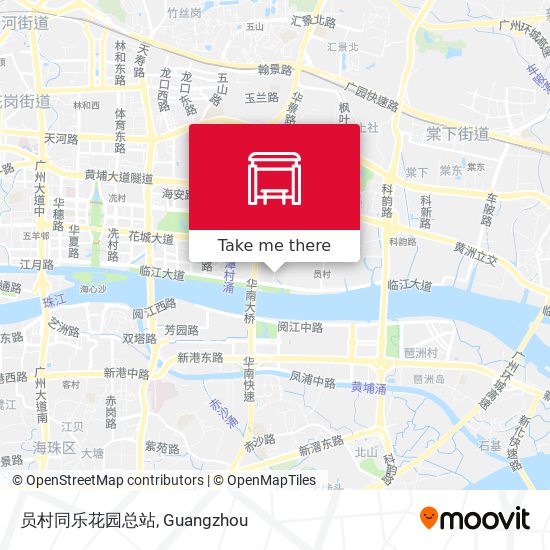 员村同乐花园总站 map