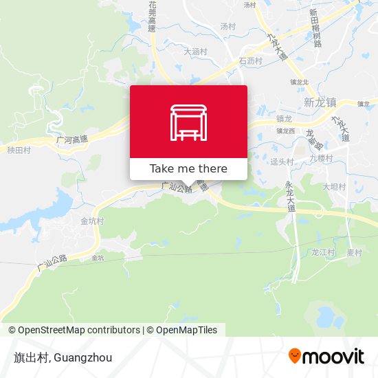 旗出村 map