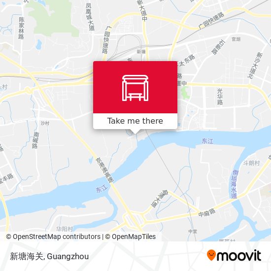 新塘海关 map