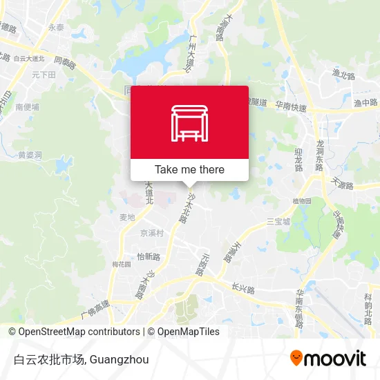 白云农批市场 map