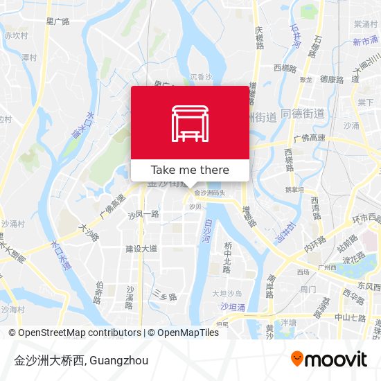 金沙洲大桥西 map