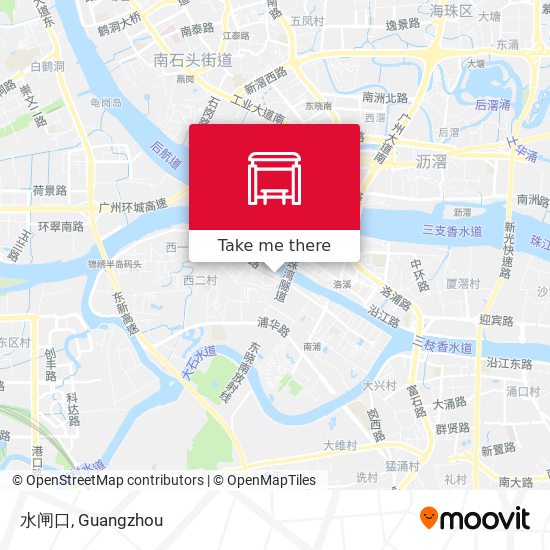 水闸口 map