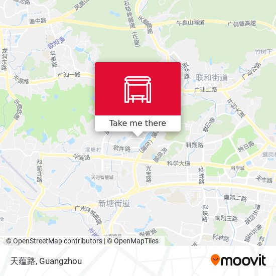 天蕴路 map
