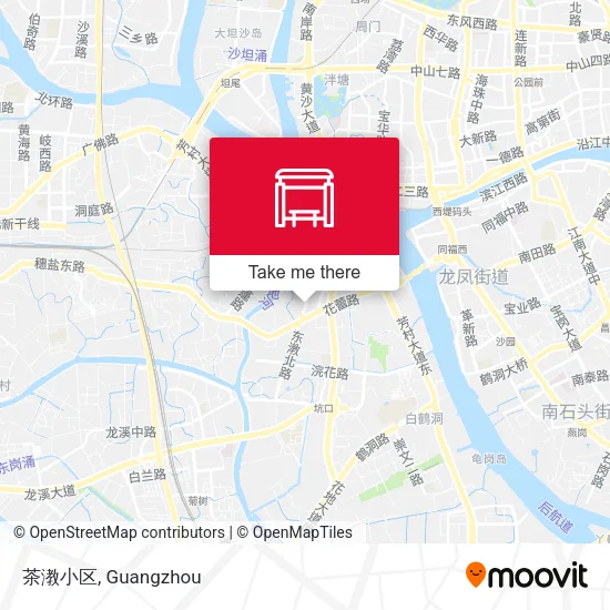 茶漖小区 map