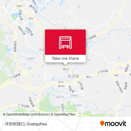 洋田村路口 map