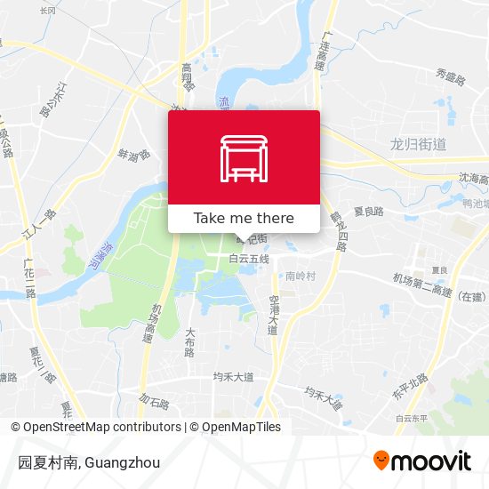 园夏村南 map