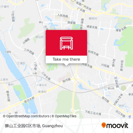 狮山工业园C区市场 map