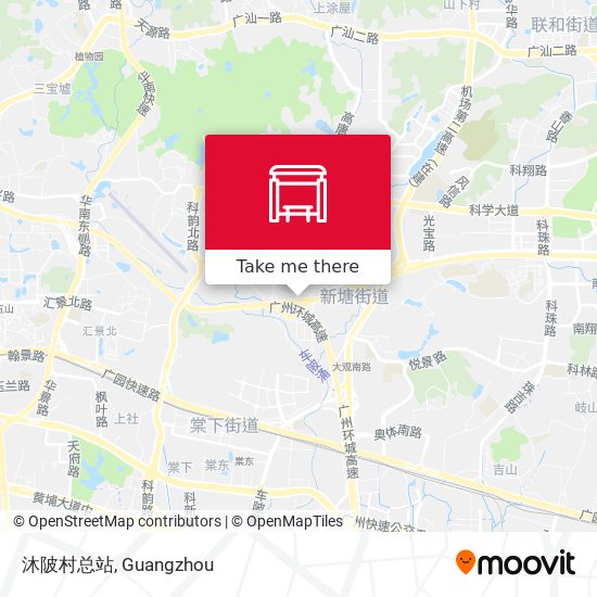 沐陂村总站 map