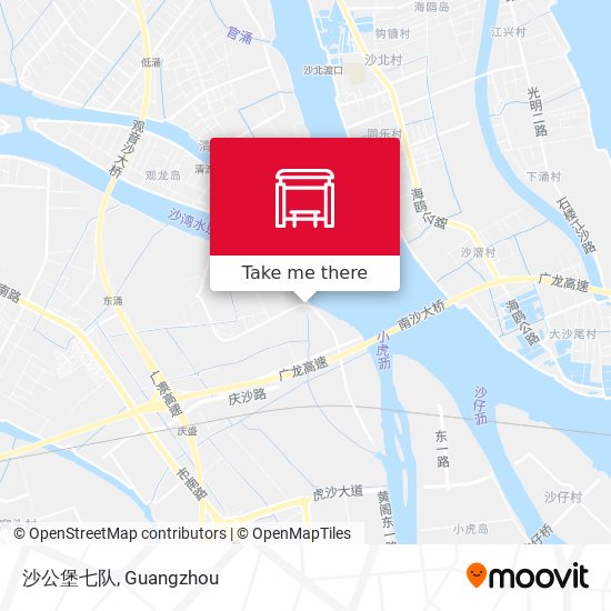 沙公堡七队 map