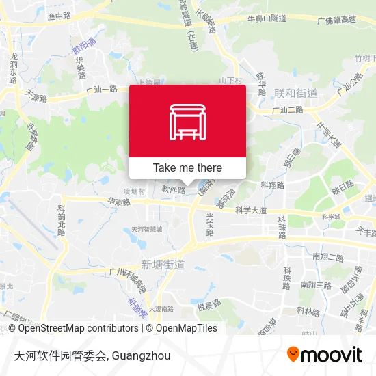 天河软件园管委会 map