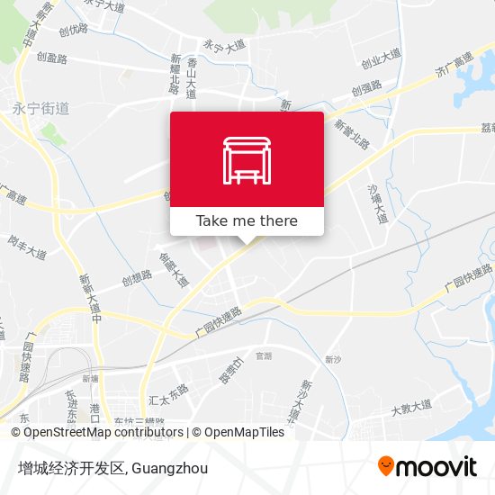 增城经济开发区 map