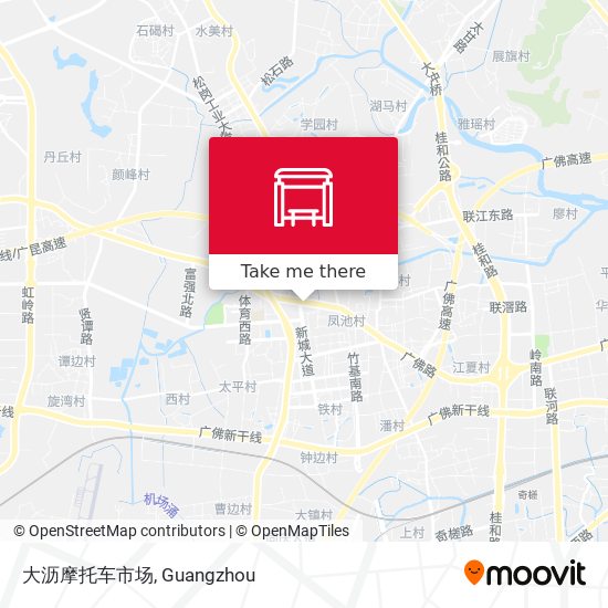 大沥摩托车市场 map