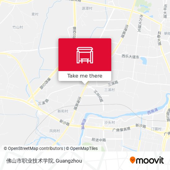 佛山市职业技术学院 map