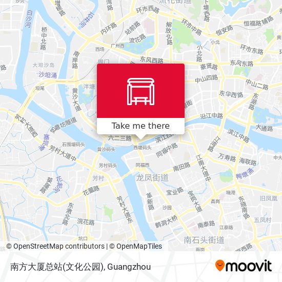 南方大厦总站(文化公园) map