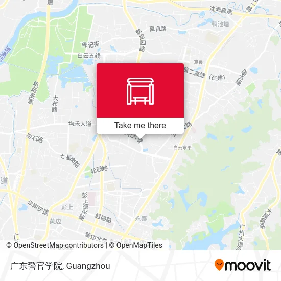广东警官学院 map