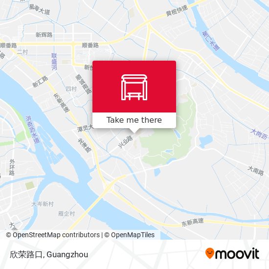 欣荣路口 map