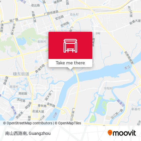 南山西路南 map