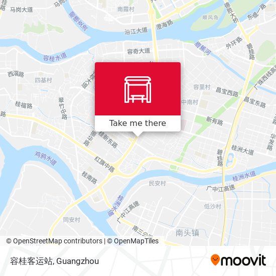 容桂客运站 map
