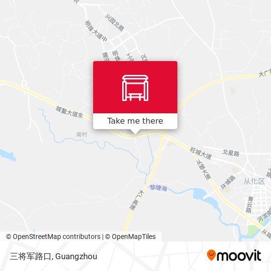三将军路口 map