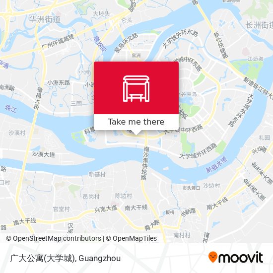 广大公寓(大学城) map