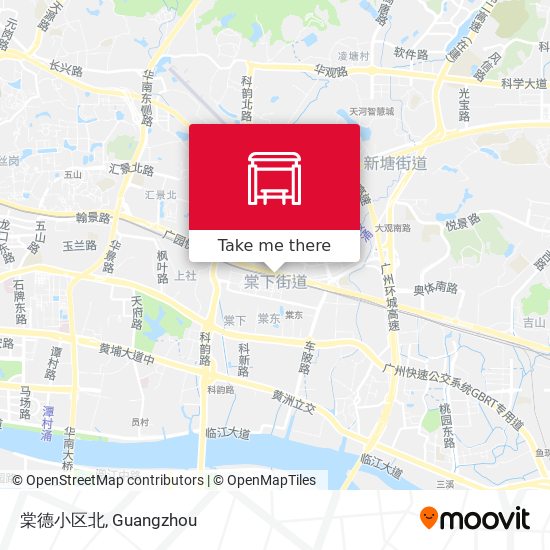 棠德小区北 map