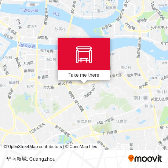 华南新城 map