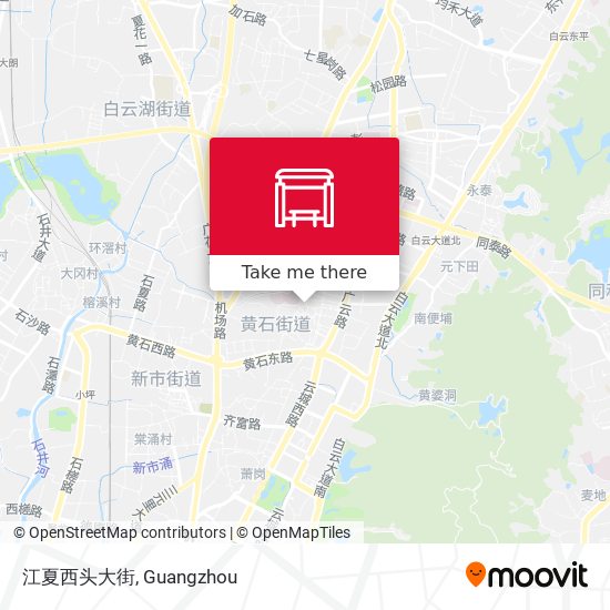 江夏西头大街 map