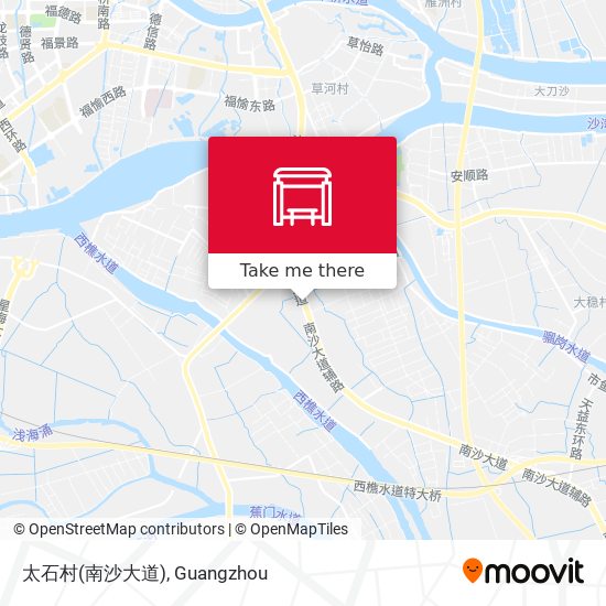 太石村(南沙大道) map