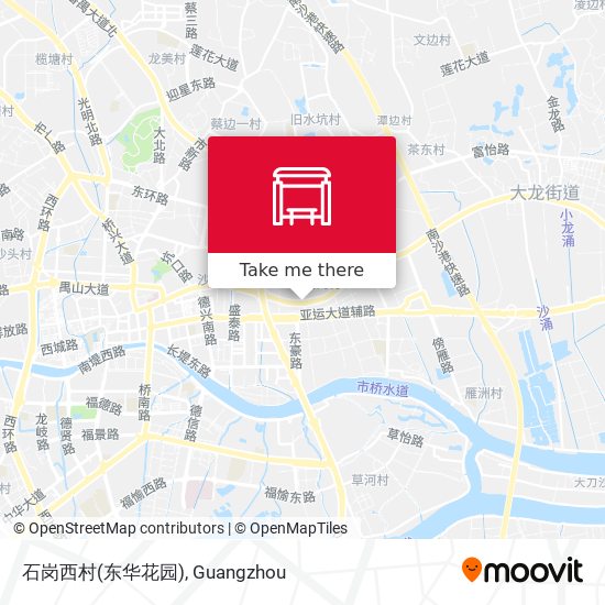石岗西村(东华花园) map