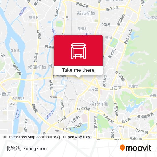 北站路 map