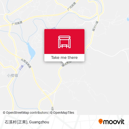 石溪村(正果) map