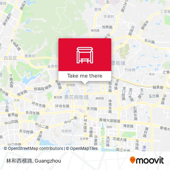 林和西横路 map