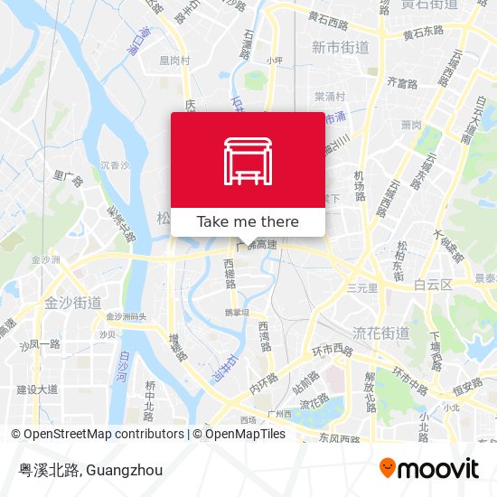 粤溪北路 map