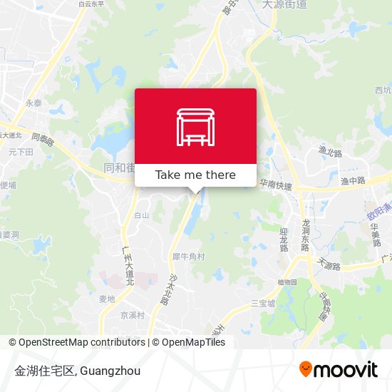 金湖住宅区 map