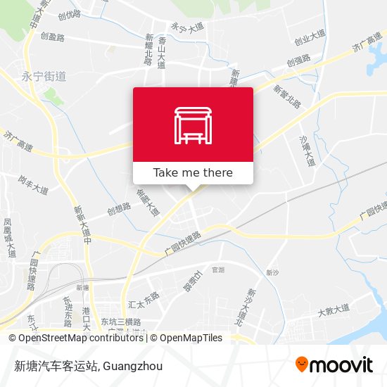 新塘汽车客运站 map