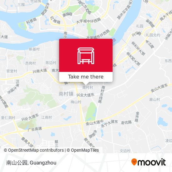 南山公园 map