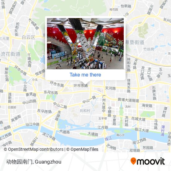 动物园南门 map