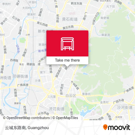 云城东路南 map