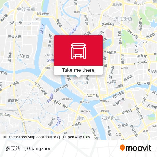 多宝路口 map