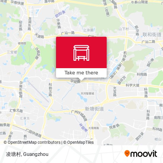 凌塘村 map