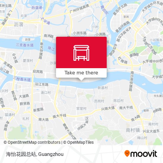 海怡花园总站 map
