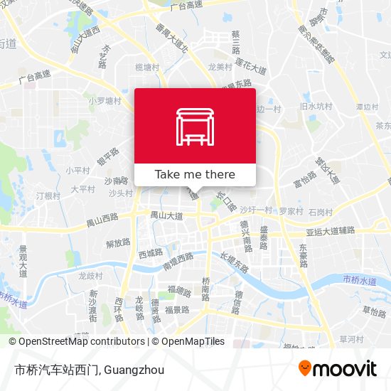 市桥汽车站西门 map