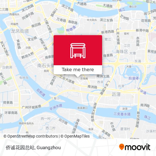 侨诚花园总站 map