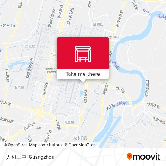 人和三中 map