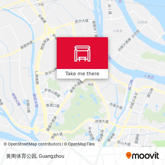 黄阁体育公园 map