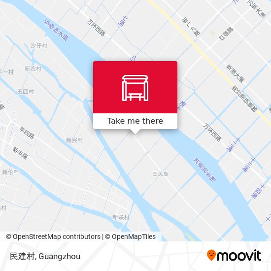 民建村 map
