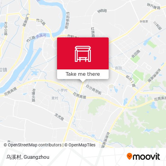 乌溪村 map