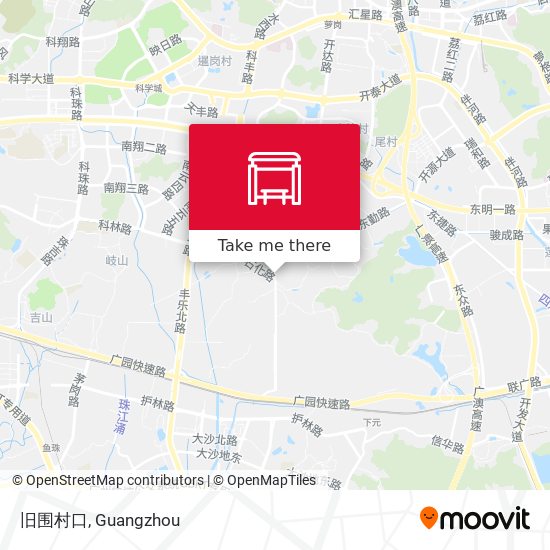 旧围村口 map