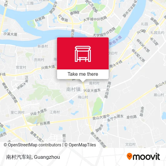 南村汽车站 map