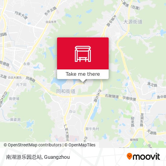 南湖游乐园总站 map